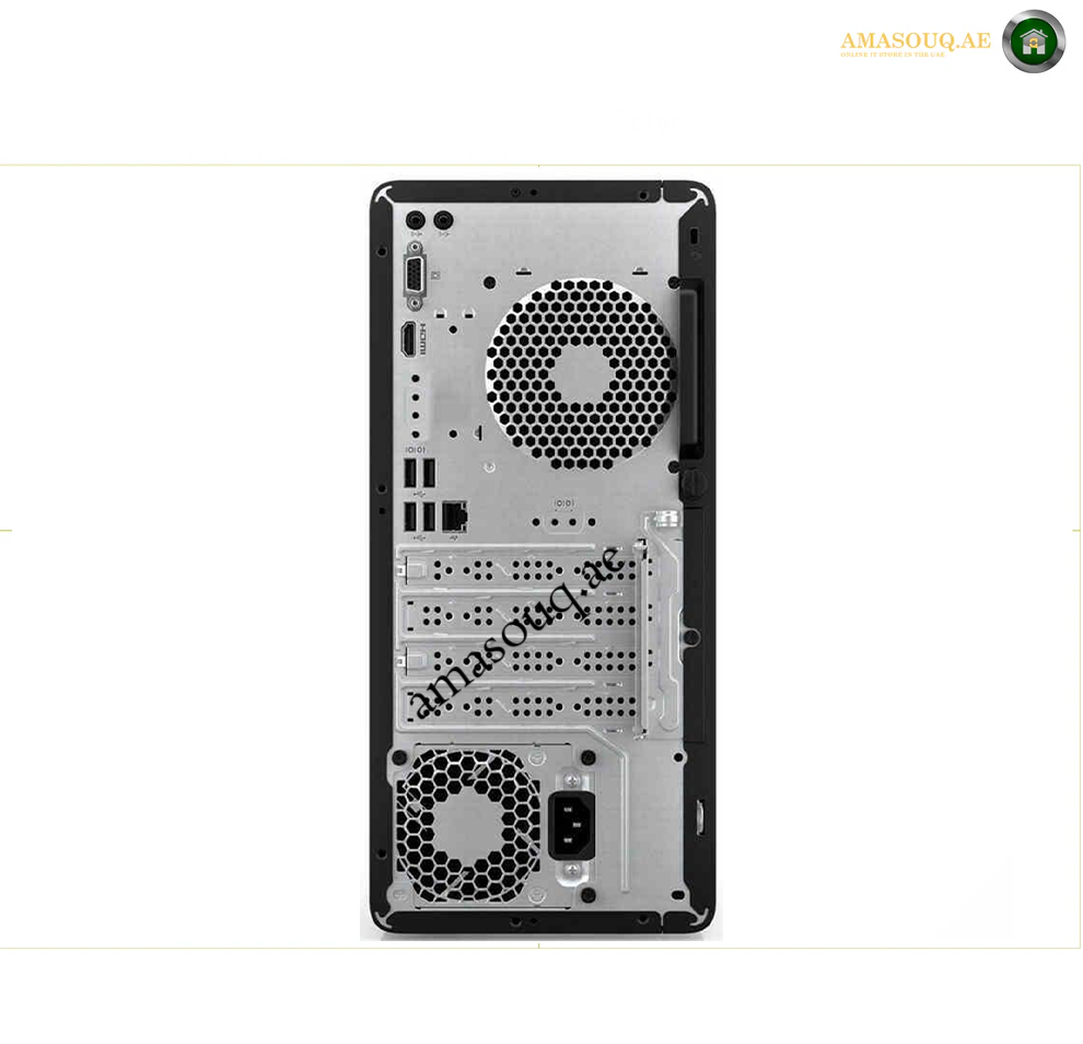 HP Pro Tower 400 G9 desktop PC rear connectivity ports