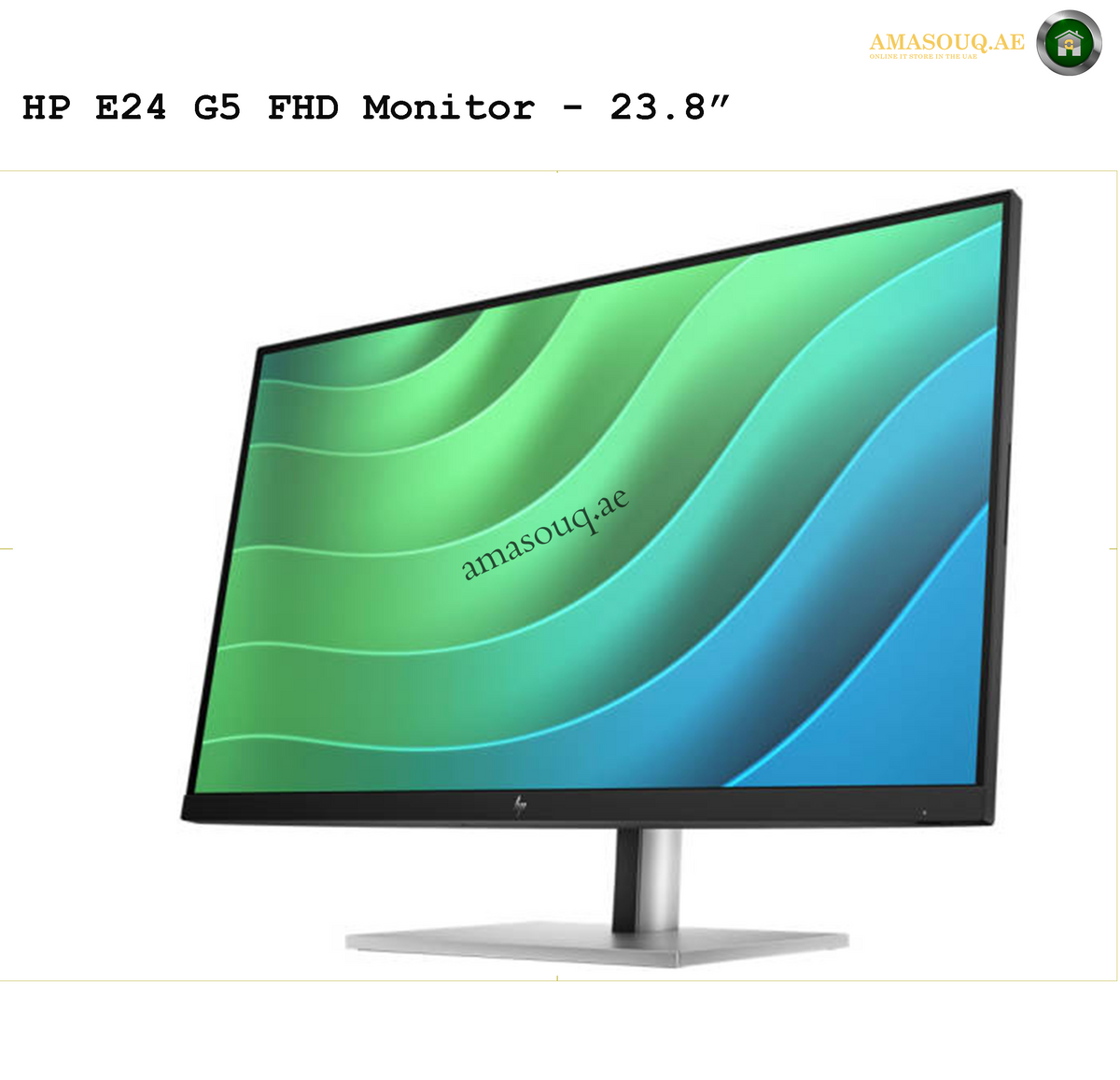 HP S3 324pf 23.8 inch Full HD monitor front view | 9U5J5AS#ABV
