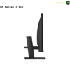 HP S3 Pro 322Ph 21.5 inch monitor side view | B0BN7AS#ABV