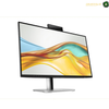 HP S5 Pro 524pm 23.8 inch Full HD monitor front view | 9E0G9AS#ABV. A modern computer monitor with a sleek black bezel, a silver stand, and a built-in webcam on top, shown against a plain white background.