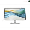 HP S5 Pro 524pu 23.8 inch FHD USB-C monitor | 9D9V7AS#ABV.A modern computer monitor with a thin black bezel and a silver stand, displaying a colorful abstract wave graphic on its screen, set against a plain white background.