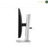 HP S5 Pro 524pu professional office monitor | 9D9V7AS#ABV. A side profile view of a modern computer monitor with a black screen bezel and a silver metallic stand, shown against a plain white background.