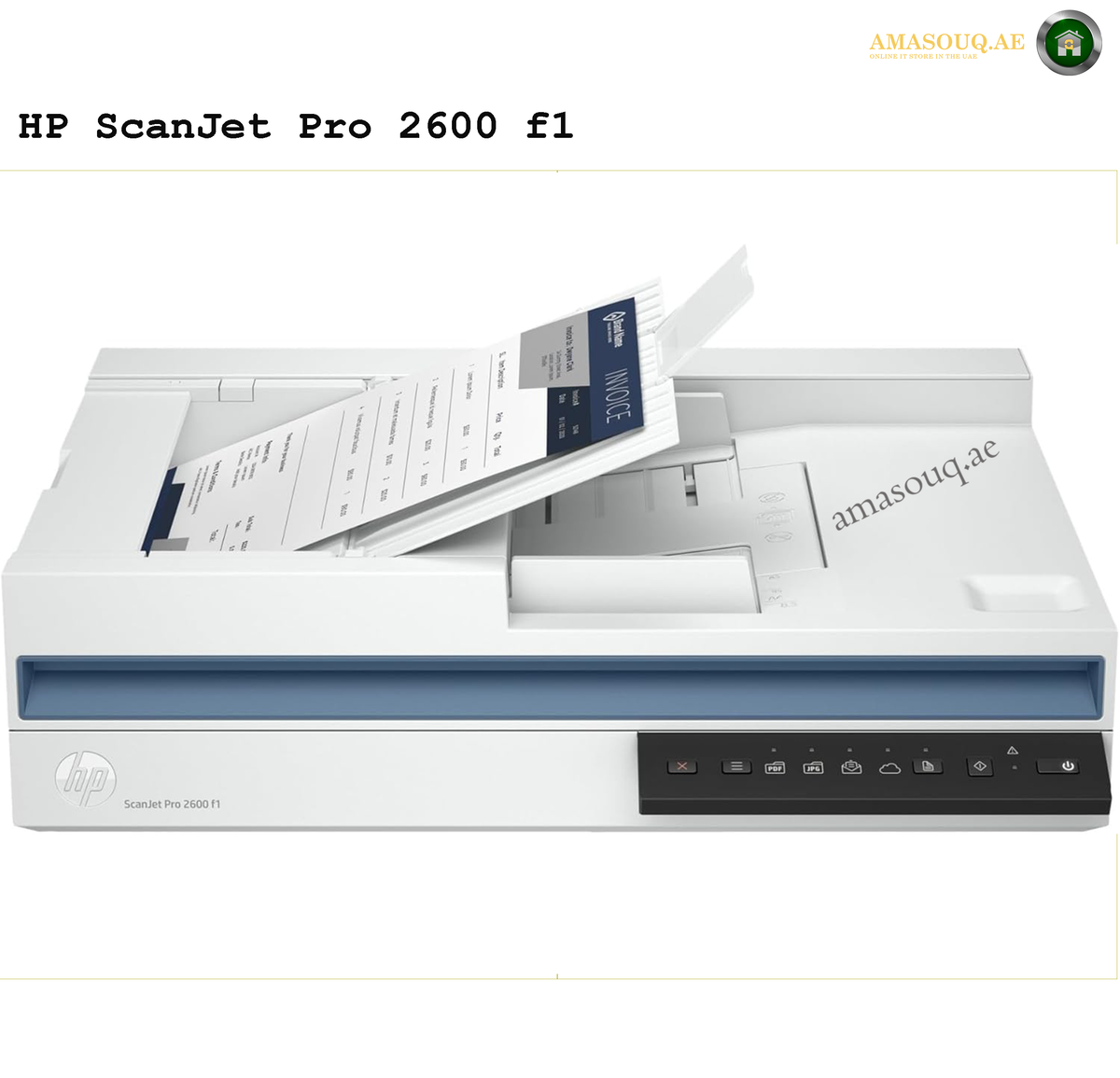HP ScanJet Pro 2600 f1 Flatbed Scanner 20G05A front view