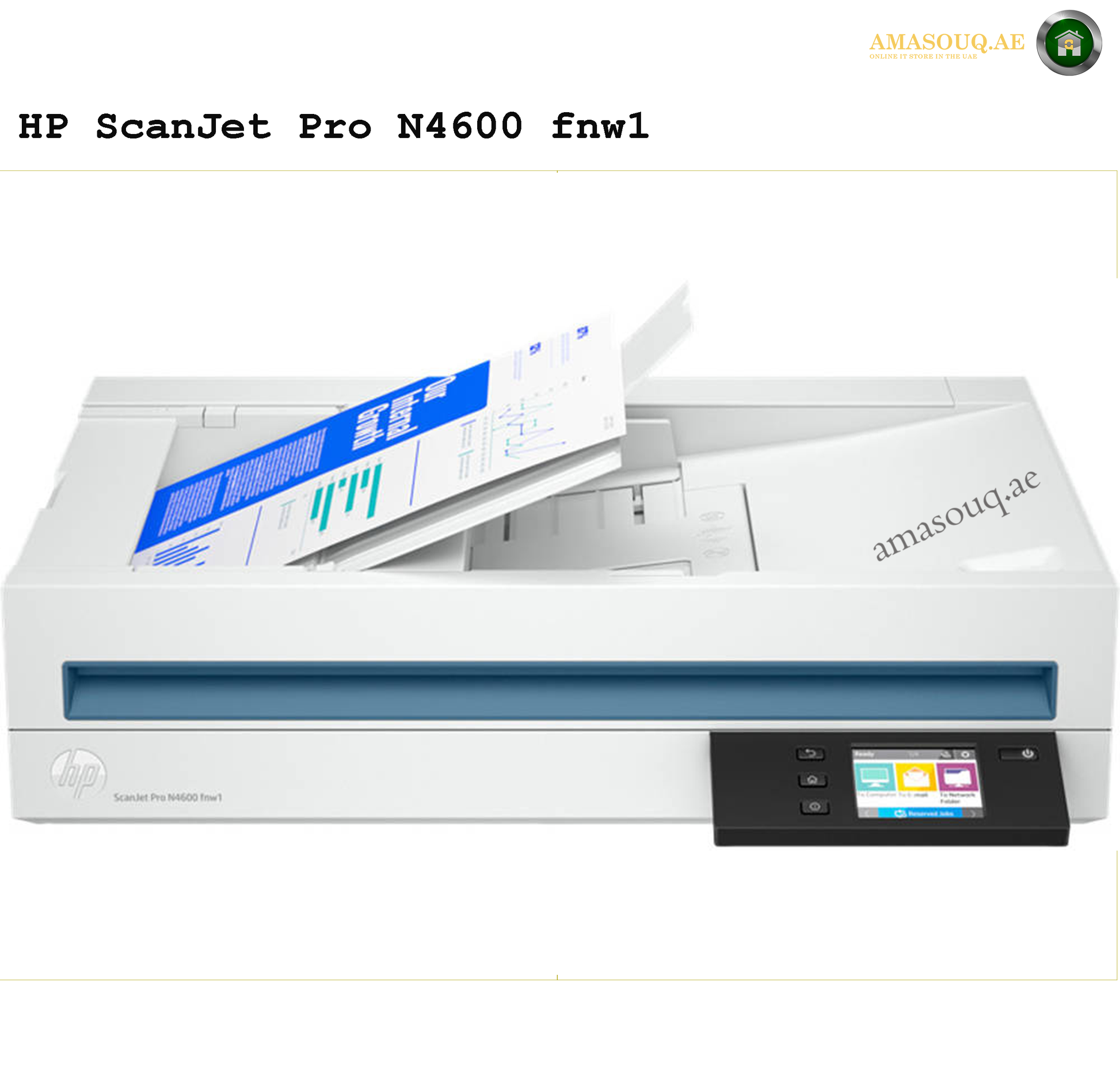 HP ScanJet Pro N4600 fnw1 Network Document Scanner | 20G07A