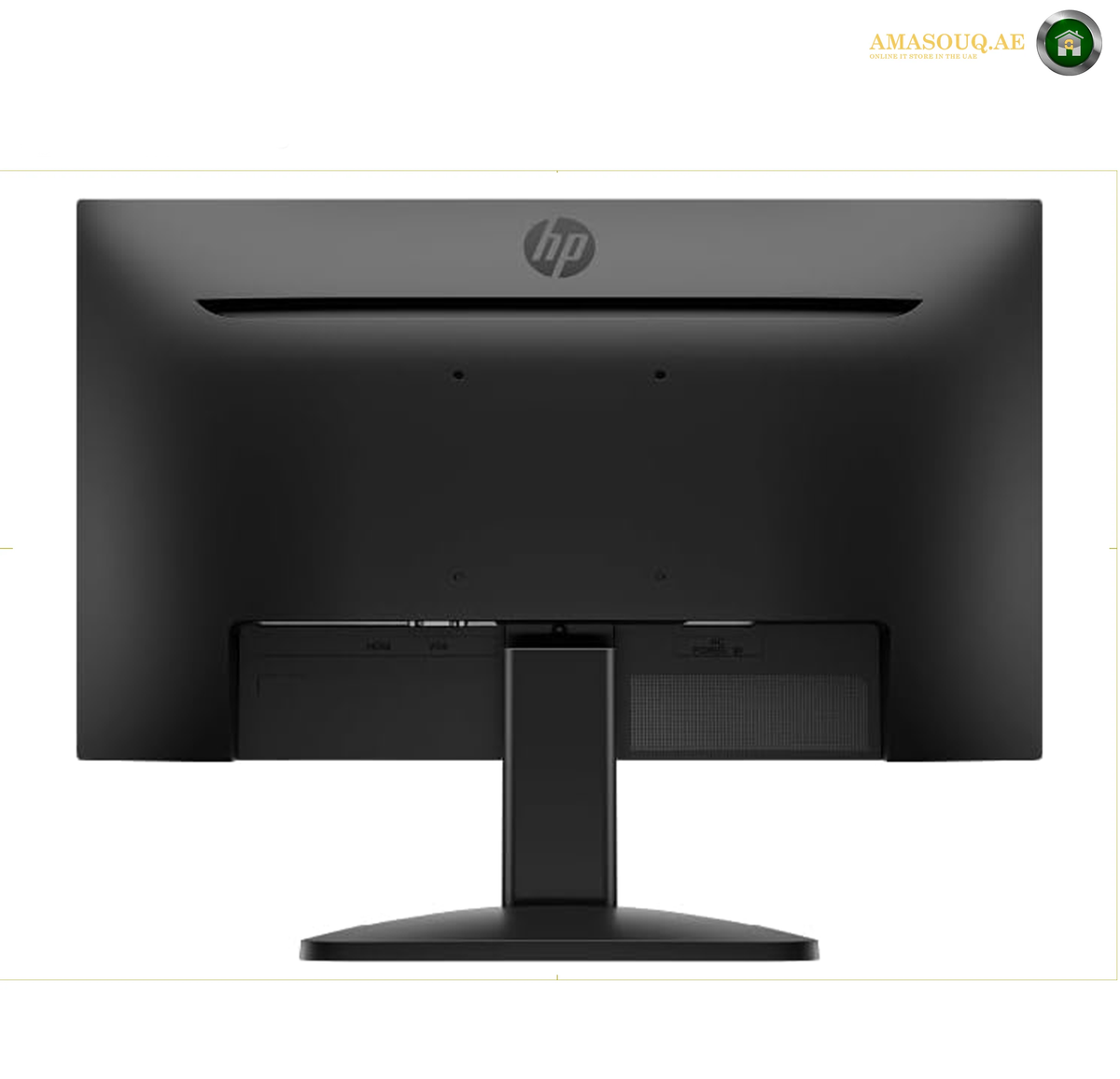 
HP Series 3 Pro 322pe monitor rear panel view