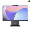 Lenovo AIO neo 50a 23.8 Inch FHD All-in-One Front View 12SC007LGP.A Lenovo desktop monitor with a slim black bezel and stand, displaying a colorful abstract wallpaper on a white background.