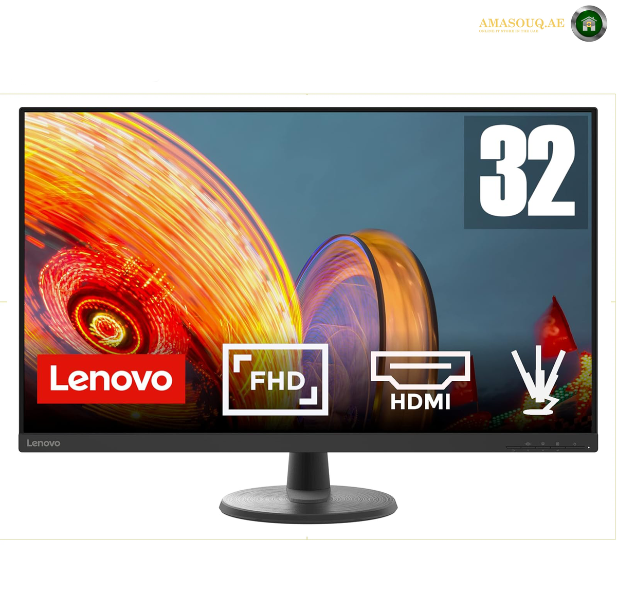 Lenovo D32-40 32-Inch Full HD Monitor | 66FCGAC2AE