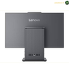 Lenovo IdeaCentre AIO 24IRH9 Rear View All-in-One PC | F0HN00M4AK.Lenovo all-in-one desktop computer shown from the back, featuring a large dark gray monitor and a matching vertical tower with visible ports on the back panel, set against a plain white background.