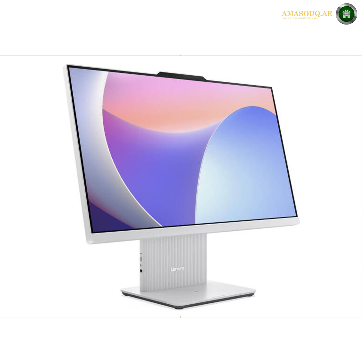 Lenovo IdeaCentre AIO 24IRH9 23.8 FHD Touch Front View White | F0HN00LJAX