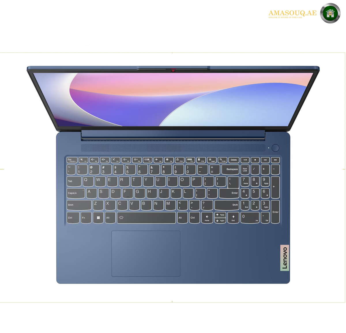 Lenovo IdeaPad Slim 3 15.6-inch laptop front view | 82X700DBUE