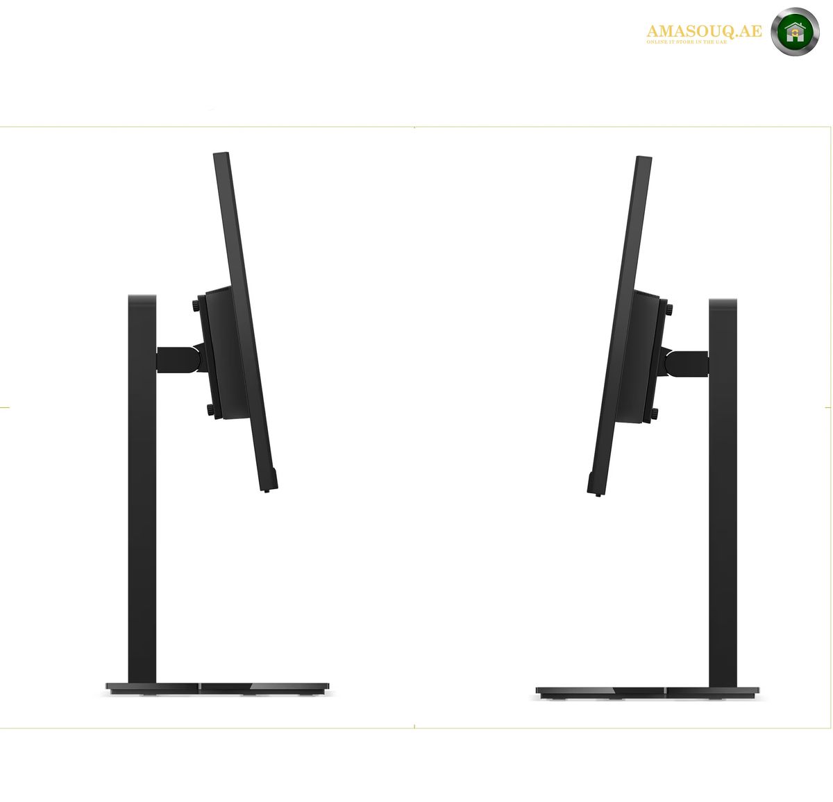 Lenovo Legion 24-10 gaming monitor side profile | 68C4GAC4AE