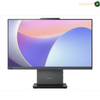 Lenovo ThinkCentre neo 50a 24 Gen 5 23.8 inch FHD Touch All-in-One Front View 12SC002LGR. A Lenovo desktop monitor with a slim black bezel and stand, displaying a colorful abstract screen wallpaper on a white background.