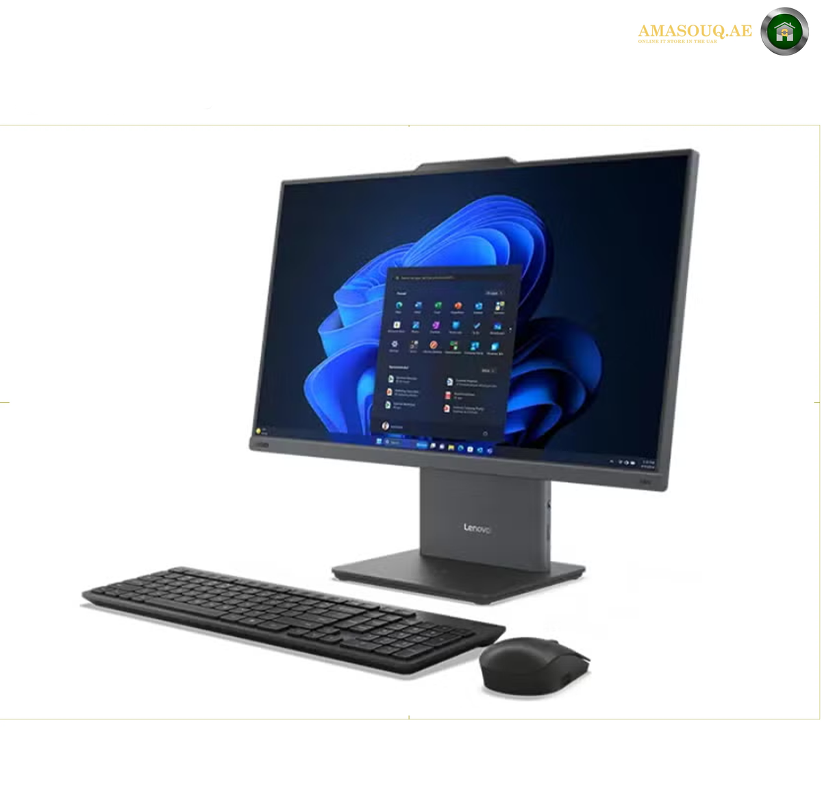 Lenovo ThinkCentre neo 50a 24 Gen 5 23.8 Inch FHD All-in-One Front View 12SC009DGR