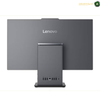 Lenovo ThinkCentre neo 50a 24 Gen 6 16GB RAM 512GB SSD.Lenovo desktop computer with an integrated, wide 27-inch display and a slim tower chassis, shown from the front on a white background.
