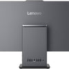 Lenovo ThinkCentre neo 50a 27 Gen 5 Rear View All-in-One PC. Lenovo all-in-one desktop computer with a slim dark gray tower and matching large rear display panel, shown on a white background.