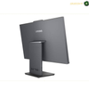 Lenovo ThinkCentre neo 50a 27 Gen 6 16GB RAM 512GB SSD All-in-One PC 13QE000RGP. Lenovo all-in-one desktop computer shown from the back, featuring a dark gray matte finish and a minimalist stand, set against a plain white background.