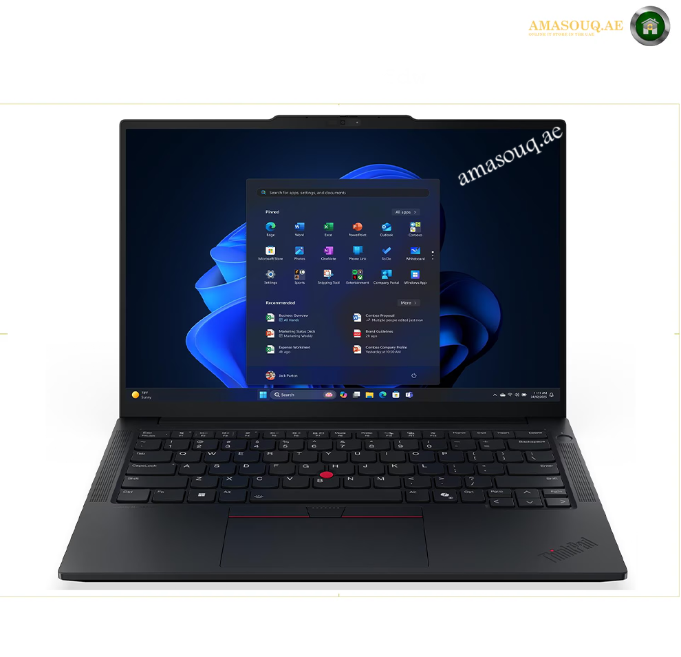 Lenovo ThinkPad E14 Gen 7 black business laptop design and chassis