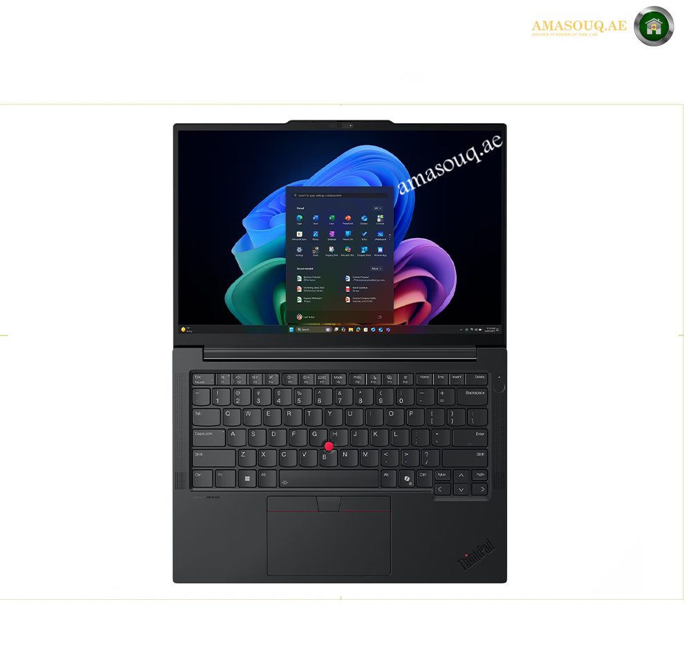 Lenovo ThinkPad E14 Gen 7 black business laptop | keypad
