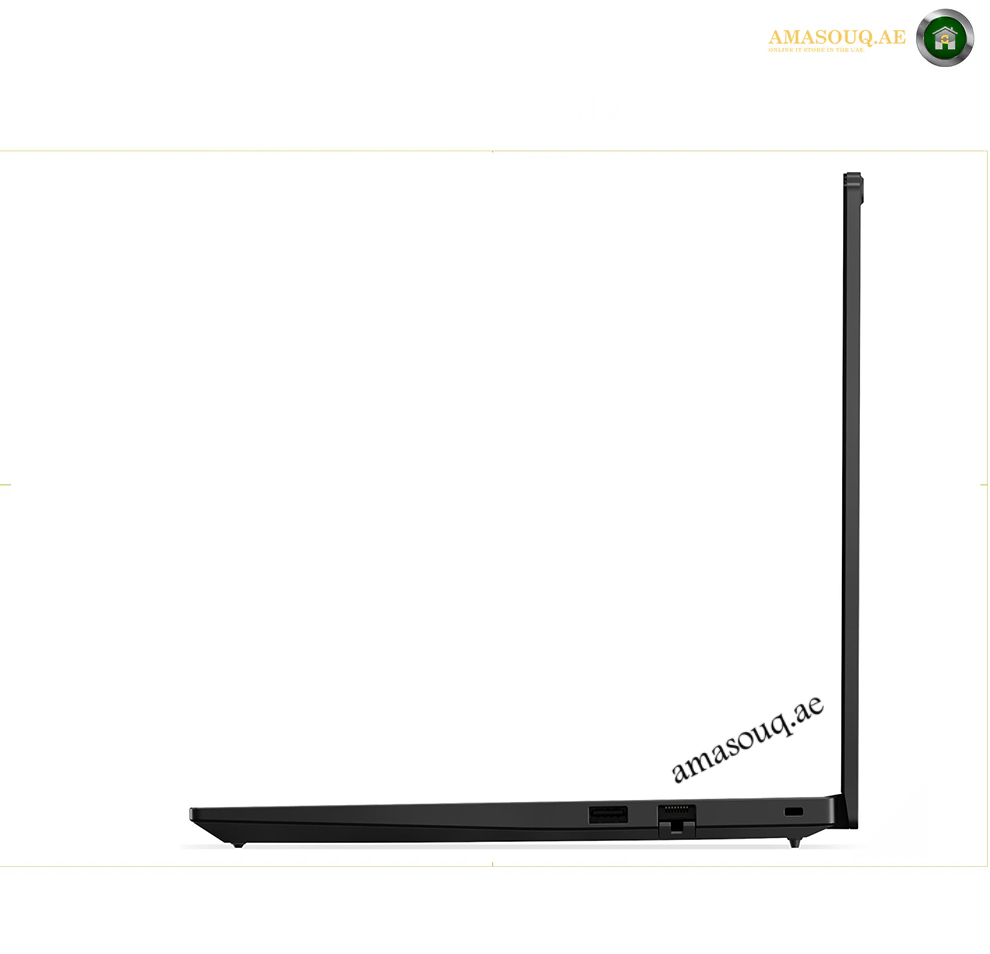 Lenovo ThinkPad E14 Gen 7 black business laptop | left side ports
