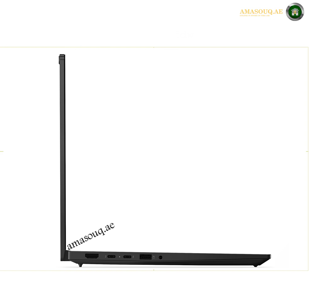 Lenovo ThinkPad E14 Gen 7 black business laptop | right-side-ports
