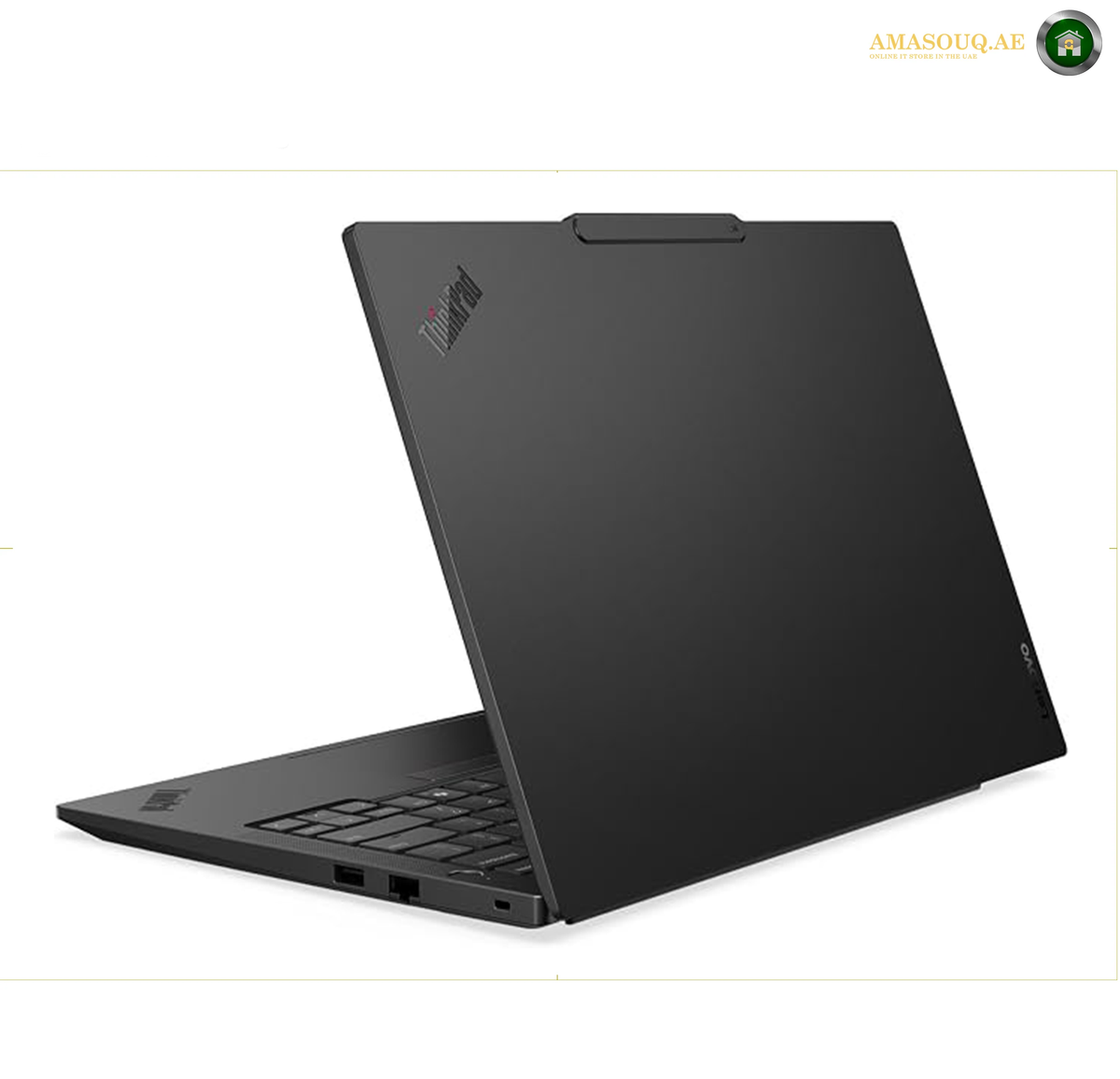Lenovo ThinkPad E14 Gen 7 laptop open view showcasing its display and professional design | 21SYS8B700