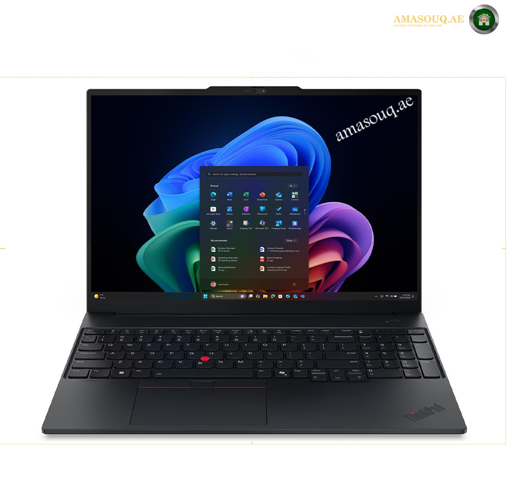 Lenovo ThinkPad E16 Gen 3 16-inch business laptop display | Front View