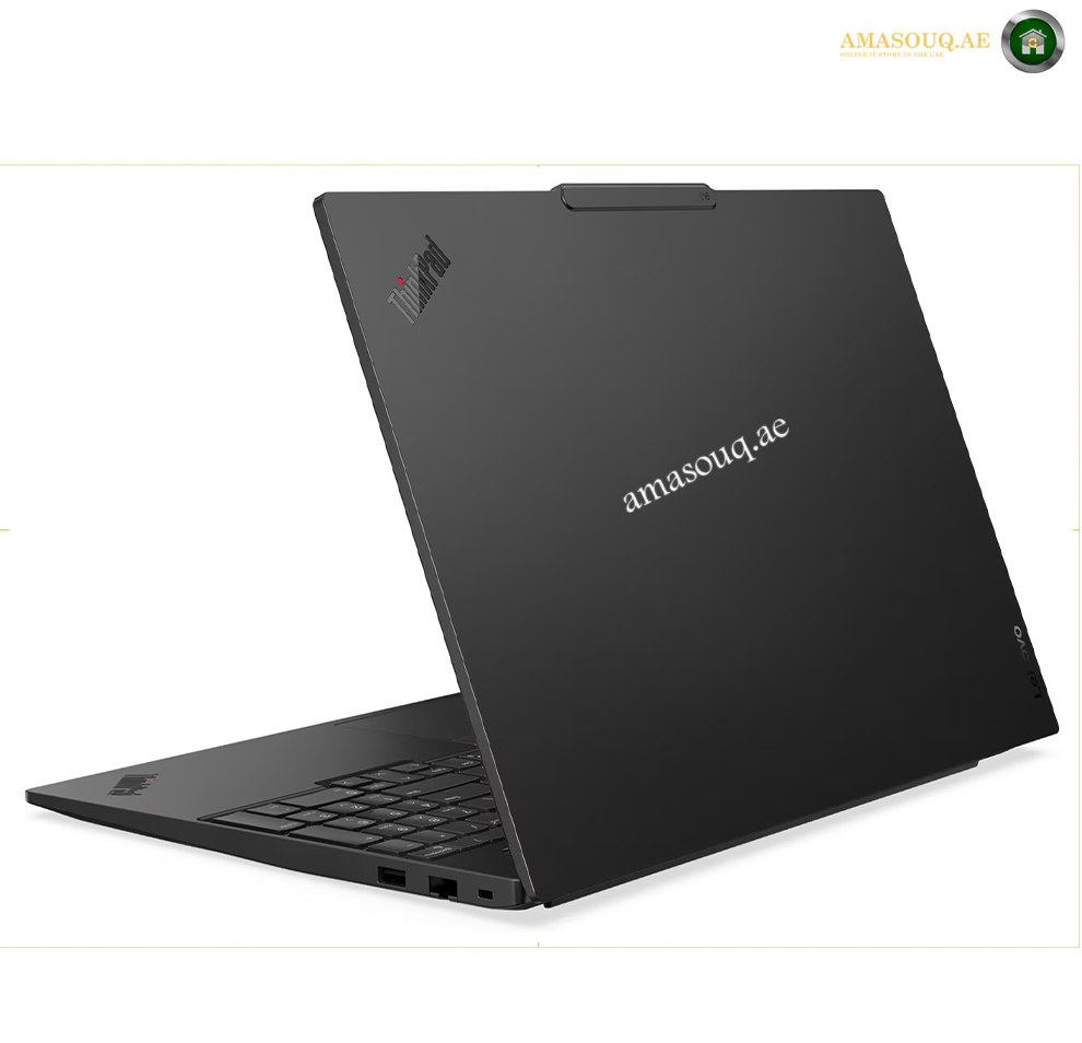 Alt text: Lenovo ThinkPad E16 Gen 3 laptop connectivity ports | Back side