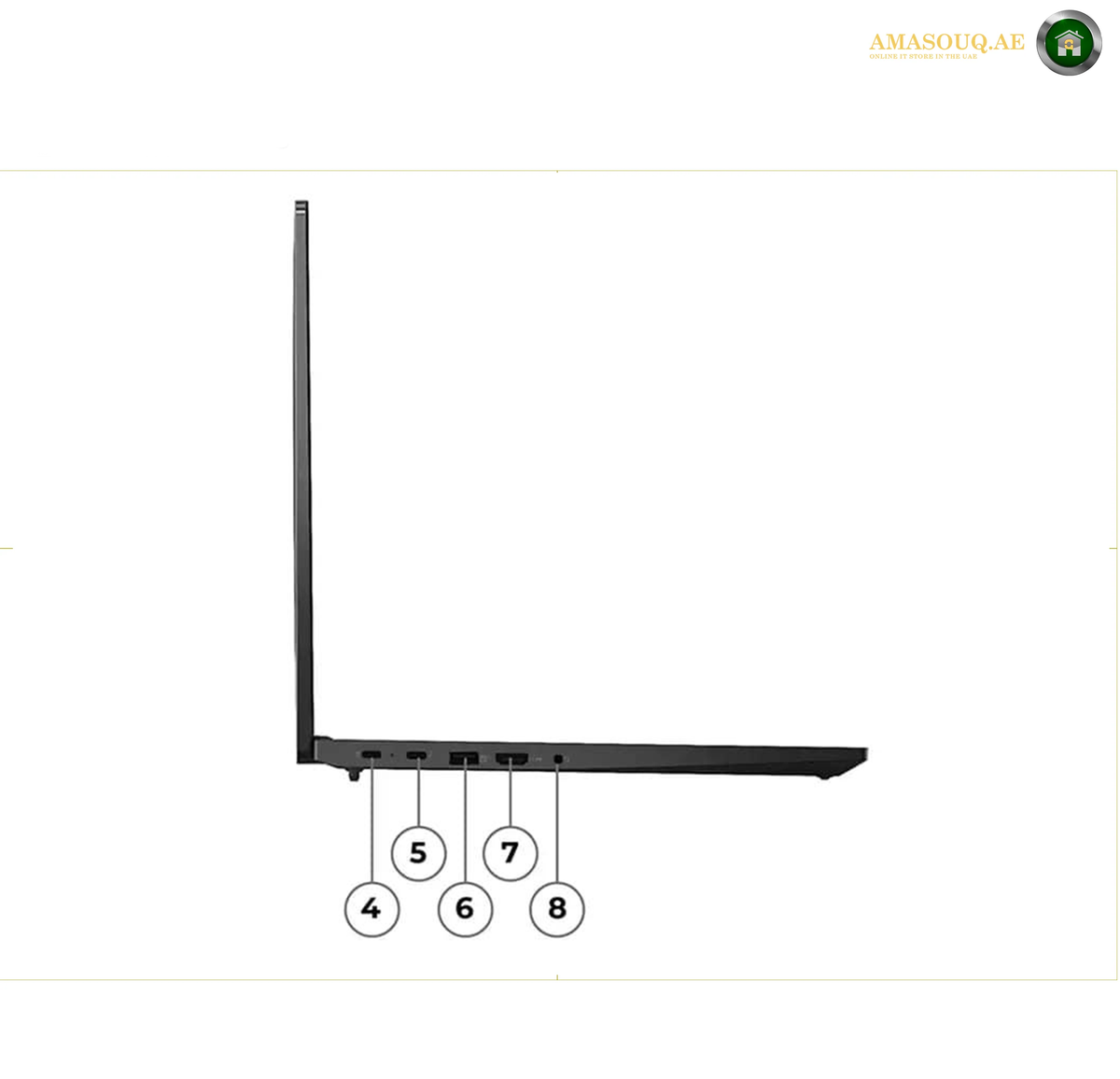 Lenovo ThinkPad E16 Gen 4 English Arabic keyboard layout | 21YC0030GR
