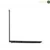Lenovo ThinkPad E16 Gen 4 laptop side ports and connectivity details | 21YC0030GQ.A slim black laptop shown from the side profile on a white background, with a small logo watermark in the top right corner.