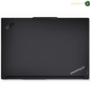 A closed black Lenovo ThinkPad laptop shown from the top on a white background, with the ThinkPad logo in the upper left and amazonq.ae printed in white near the lower right. Lenovo ThinkPad P16 Gen 3 workstation side ports