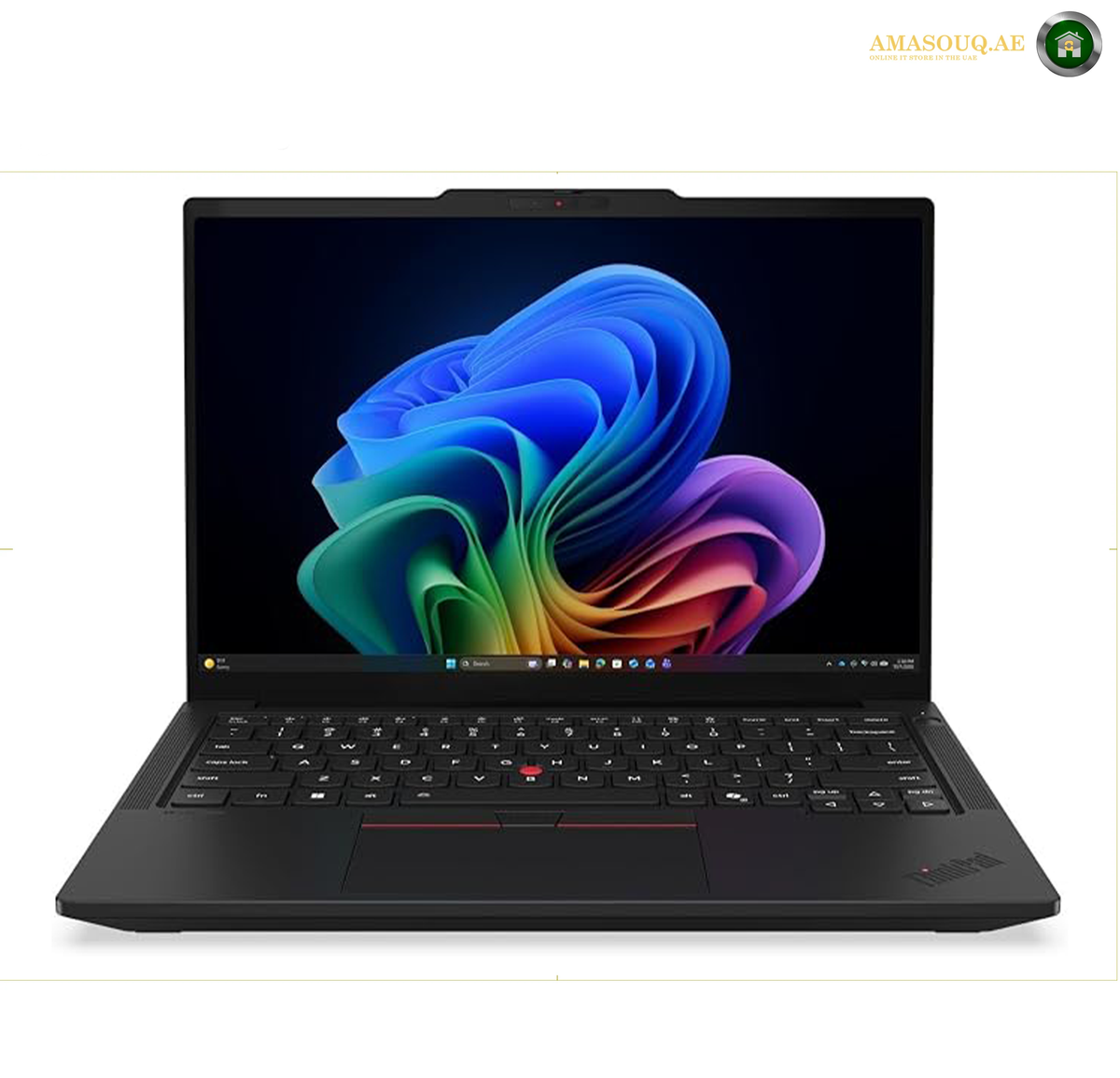 enovo ThinkPad T14 Gen 7 black laptop front view | 21WN0049GQ