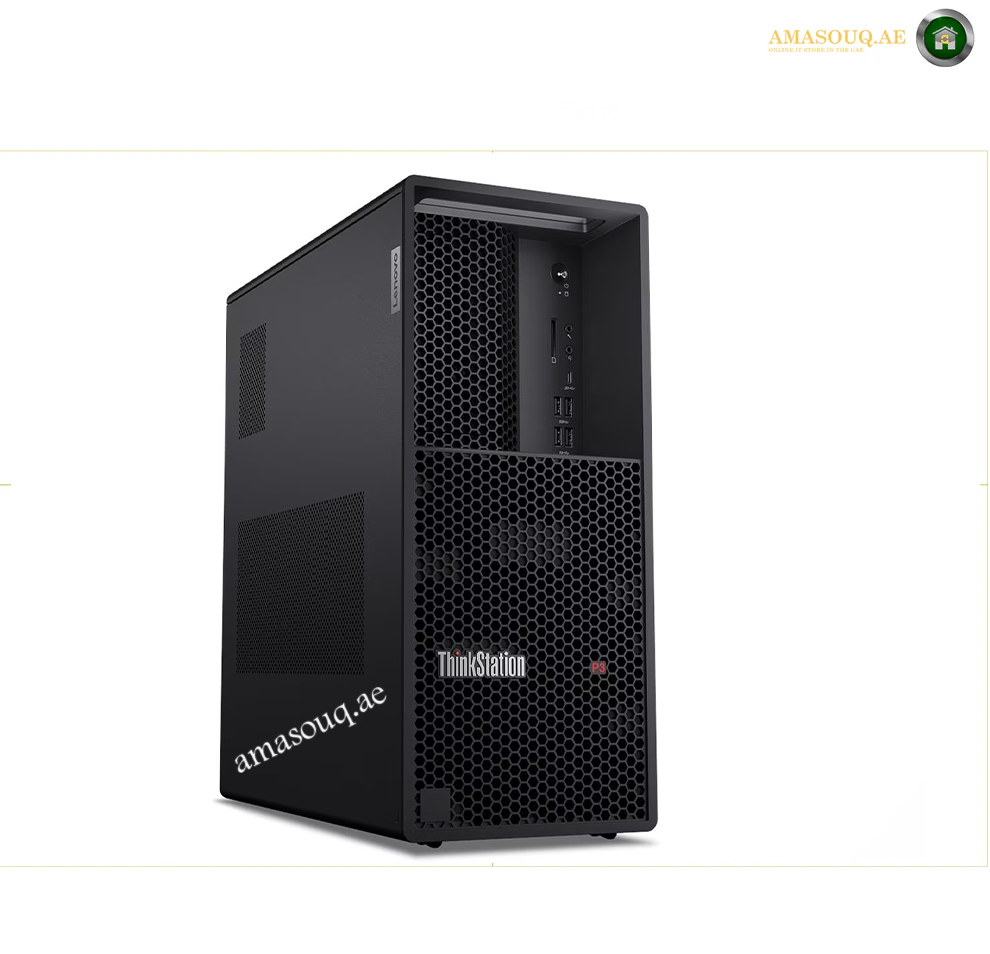 Lenovo ThinkStation P3 Tower Gen 2 30HT0041AX front side view