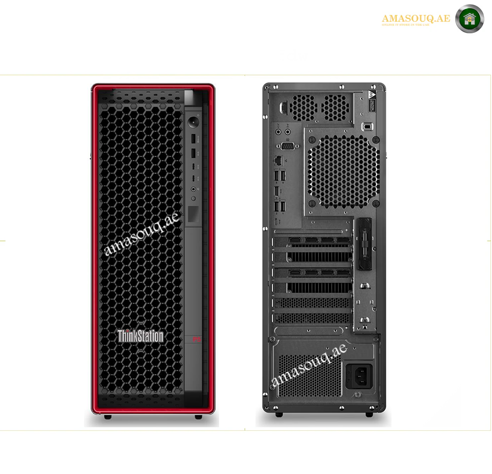 Lenovo ThinkStation P5 Tower Workstation 30GA002RAX front view