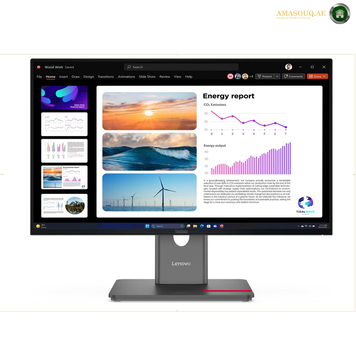 Lenovo ThinkVision P24Q-40 QHD 2560x1440 Display | 64B2GAT1UK