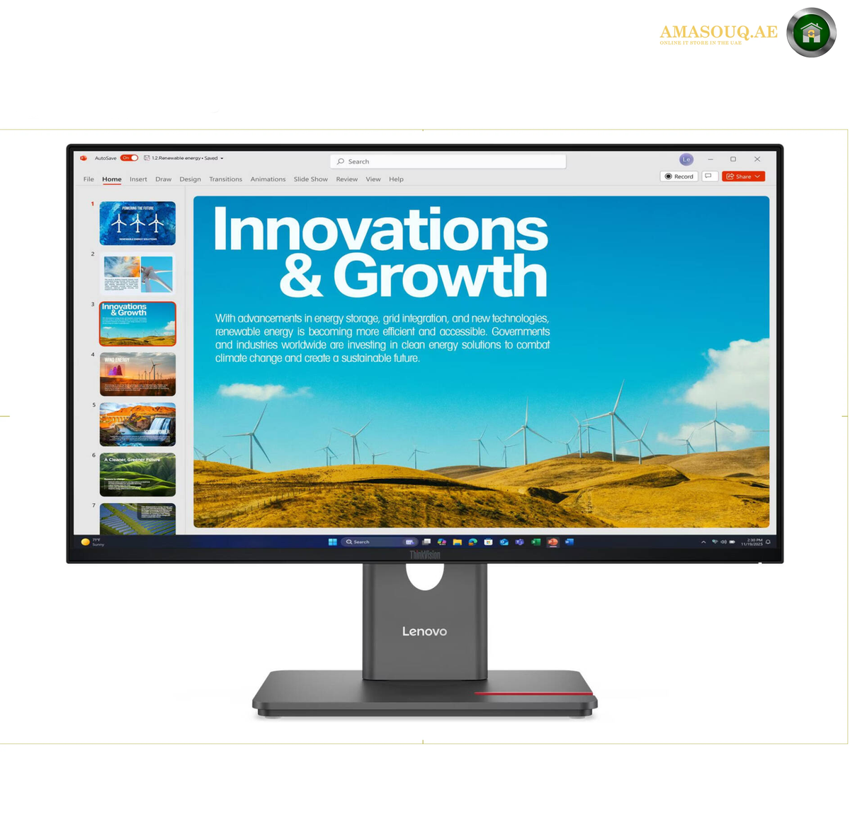 Lenovo ThinkVision P24QD-40 23.8-Inch QHD Monitor | 64B1GAT1UK