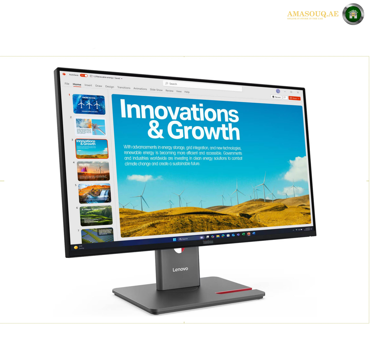 Lenovo ThinkVision P24QD-40 23.8-Inch IPS QHD Display | 64B1GAT1UK