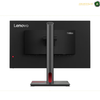 Lenovo ThinkVision P25i-30 monitor with 100Hz refresh rate | 63F4MAT1UK. Lenovo Legion 27-inch monitor shown from the back, featuring a matte black finish, a textured central stand, and the Lenovo logo on the stand.