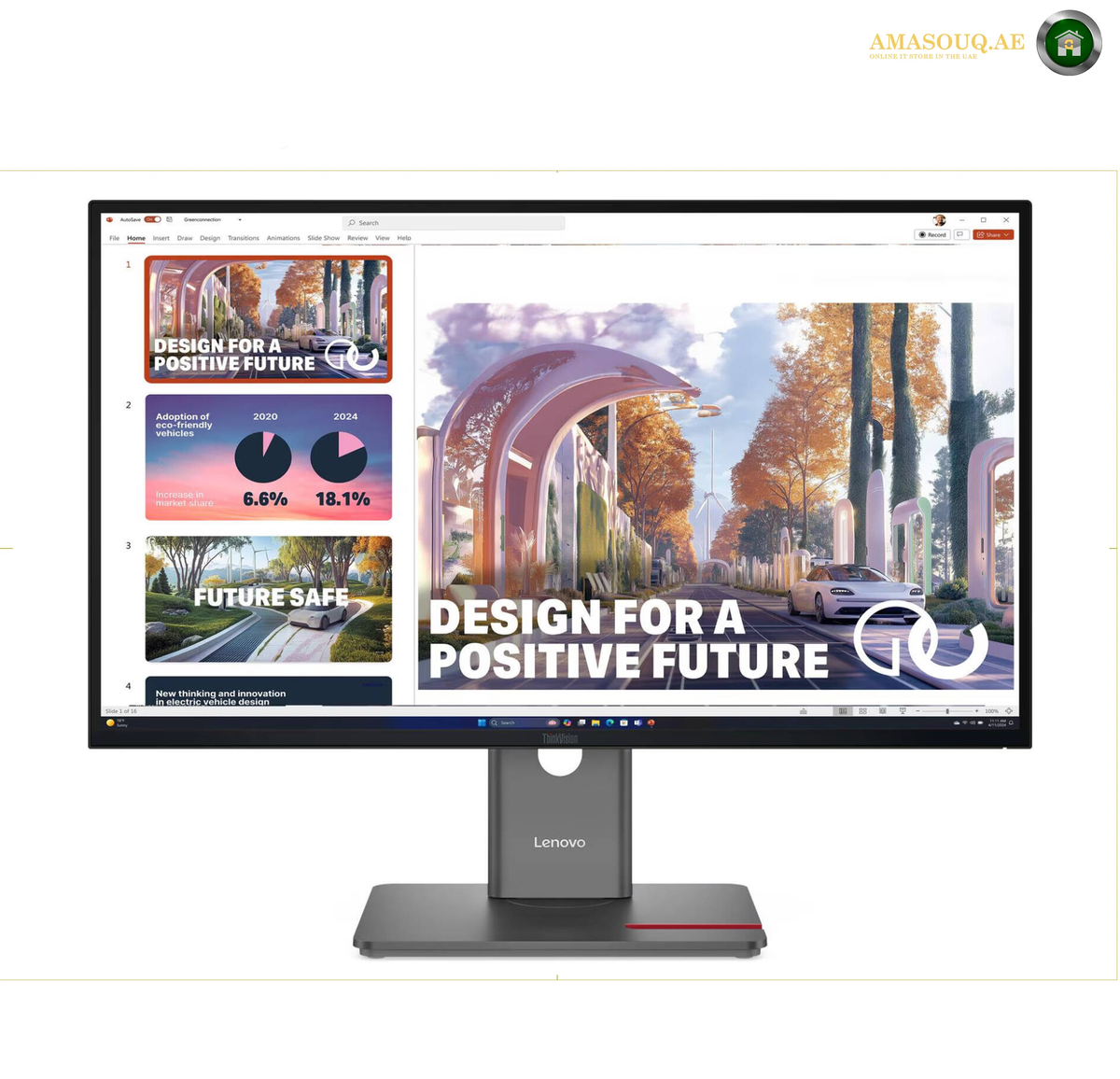 Lenovo ThinkVision P27QD-40 27-Inch QHD Monitor | 64B3GAT2UK