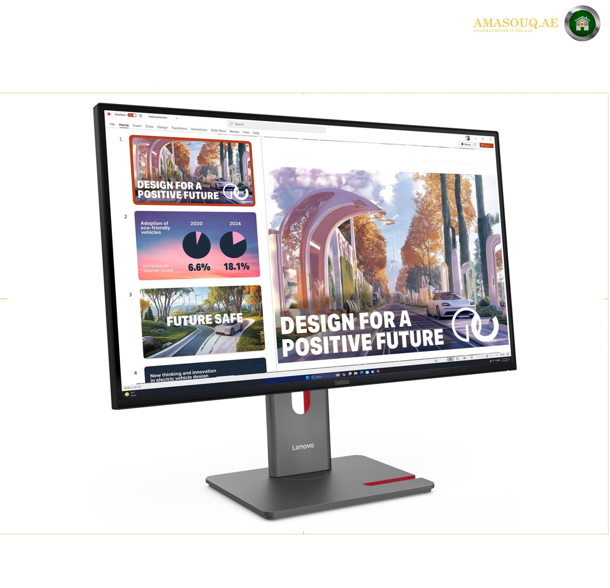 Lenovo ThinkVision P27QD-40 27-Inch IPS QHD Display | 64B3GAT2UK