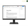 Lenovo ThinkVision S22-4e 21.5-inch LED monitor front view