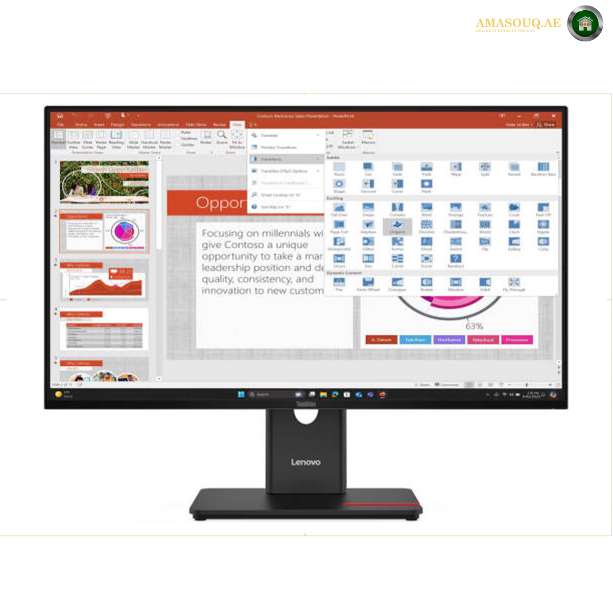 Lenovo ThinkVision T27-40 27-inch FHD IPS Monitor