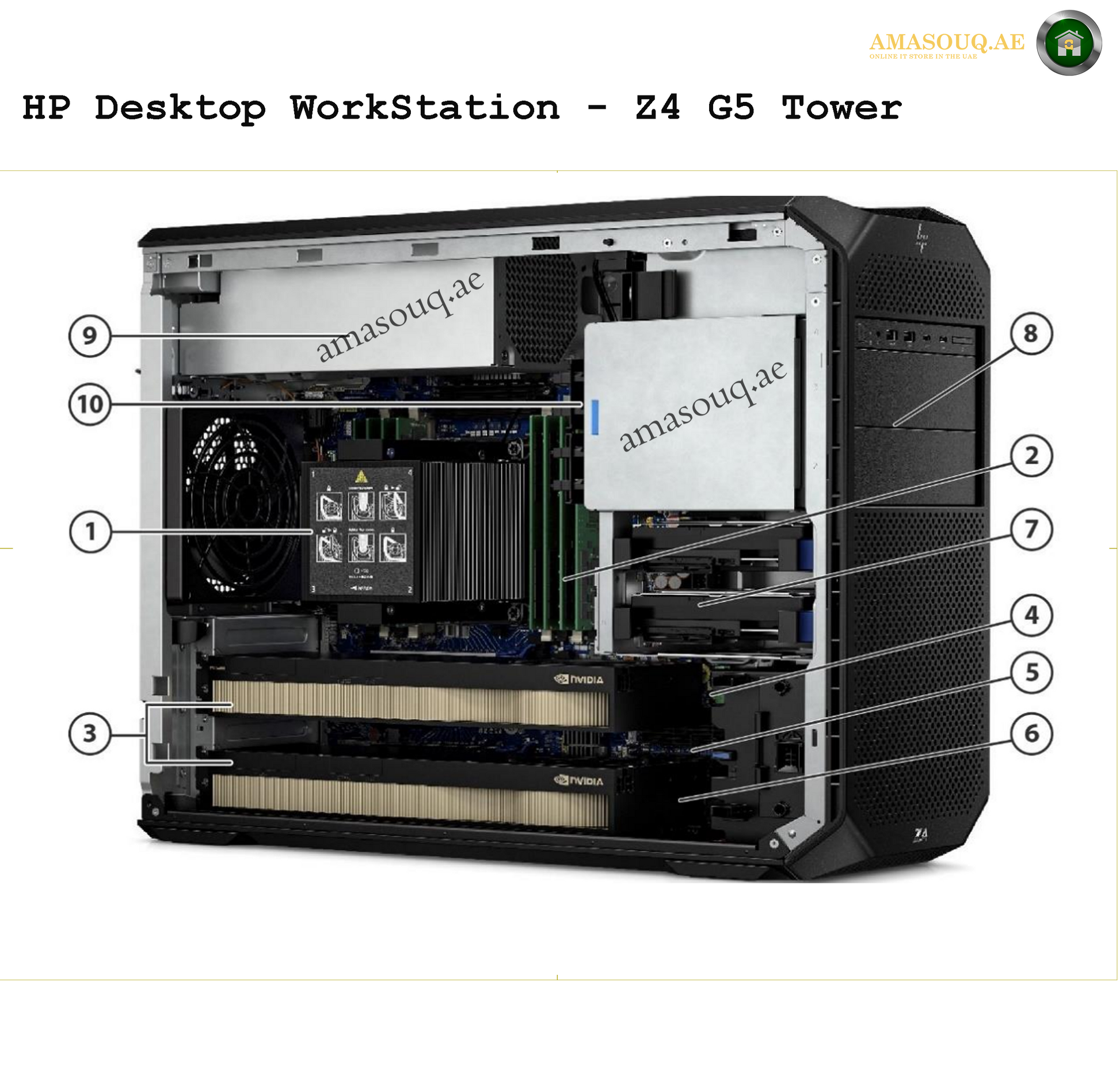 HP Z4 G5 Workstation - Tower  | AMASOUQ.AE