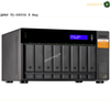 QNAP TL-D800S Front View Storage Enclosure | TL-D800S. QNAP TL-D800S 8 Bay storage device on a white background