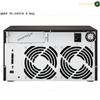 QNAP TL-D800S Rear View Storage Enclosure | TL-D800S. Back view of a QNAP TL-D800S 8 Bay storage device with cooling fans.
