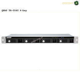 QNAP TR-004U 4-Bay Rackmount Storage | TR-004U. QNAP TR-004U 4-bay NAS server on a white background