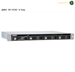 QNAP TR-004U Front View 4-Bay Storage | TR-004U. QNAP TR-004U 4-bay NAS device on a white background