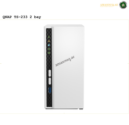 QNAP TS-233 2-Bay NAS Storage | TS-233. QNAP TS-233 2 bay storage device on a white background