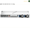 QNAP TS-433eU SATA 6Gb/s Storage NAS | TS-433eU. QNAP TS-464U-RP-8G 1U 4-Bay server with Amazonaq branding on a white background