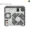 QNAP TS-473A-8G AMD Ryzen V1500B NAS | TS-473A-8G. Back view of a QNAP TS-473A-8G 4-bay NAS with cooling fans and ports on a white background.