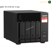 QNAP TS-473A-8G 4-Bay NAS Front View | TS-473A-8G. QNAP TS-473A-8G 4-bay NAS device with QNAP logo on a white background